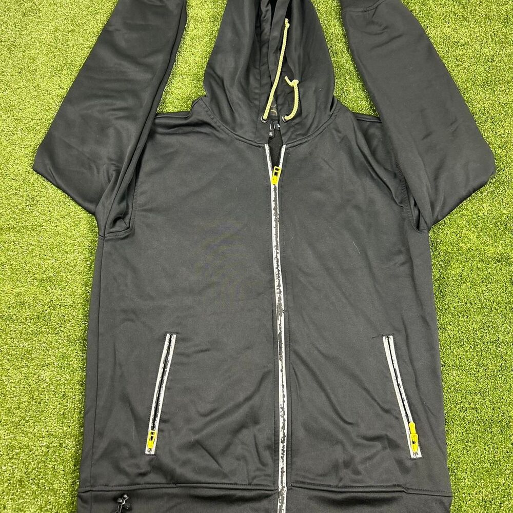 Dc-shoes Men's Black and Grey Hoodie